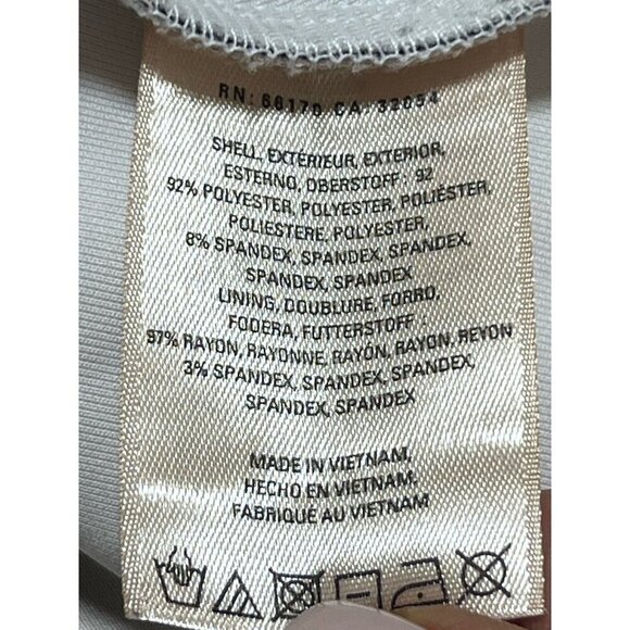 Anthropologie Maeve Women’s Amory Black Ivory Floral Fit & Flare Dress 14 Scuba - Picture 5 of 8